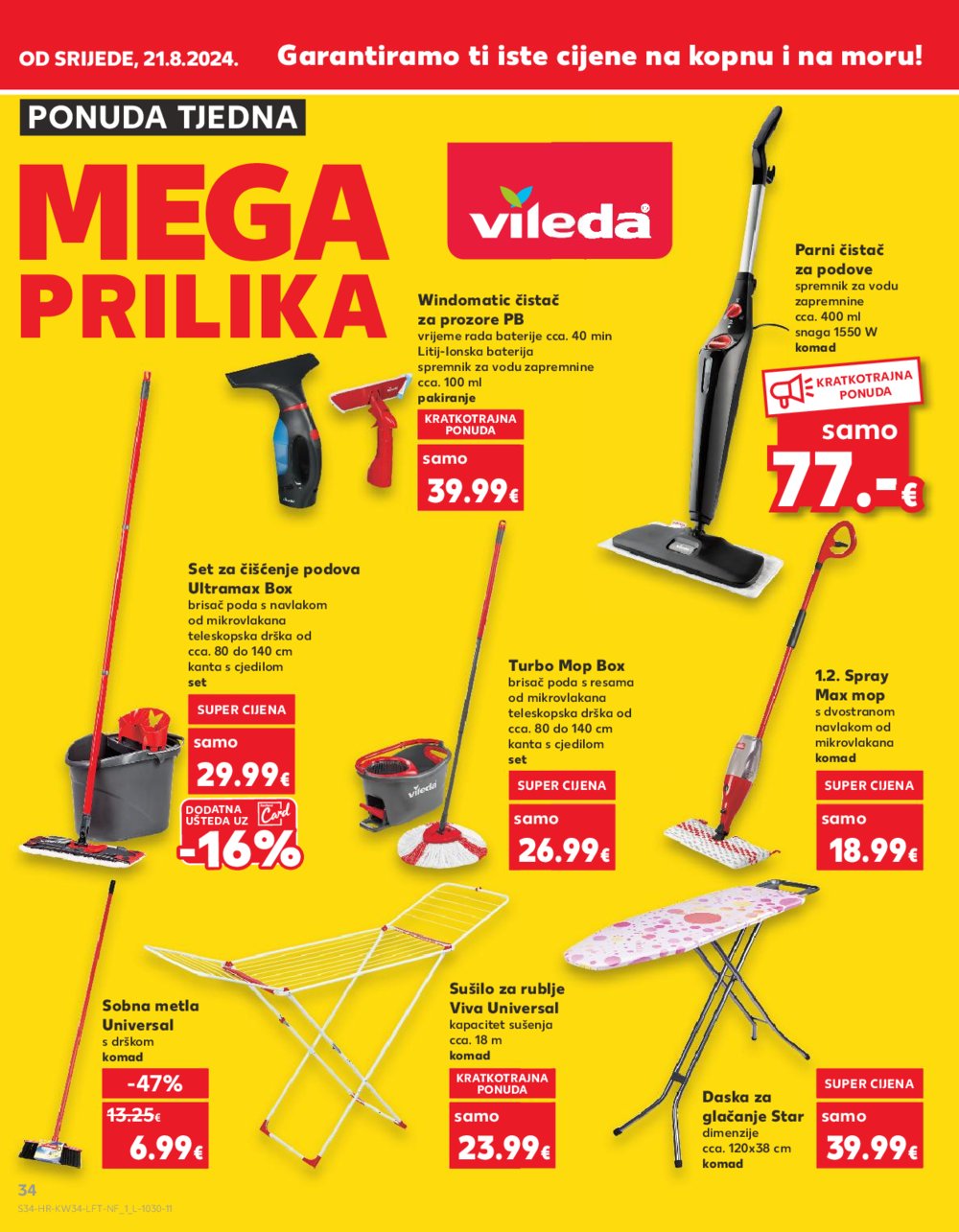Kaufland katalog Akcija 21.08.-27.08.2024. Odabrane poslovnice