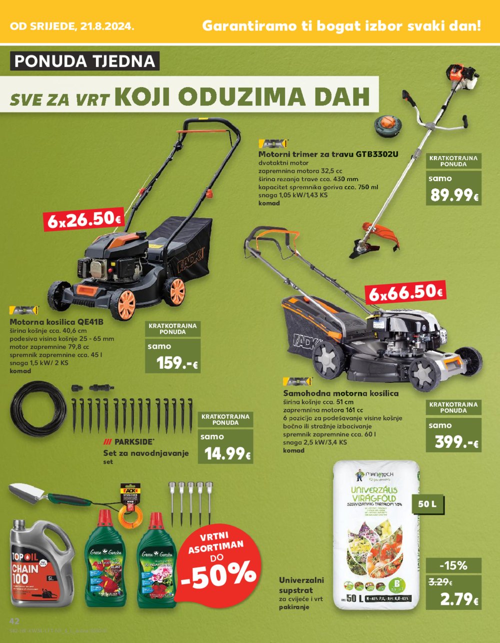 Kaufland katalog Akcija 21.08.-27.08.2024. Odabrane poslovnice