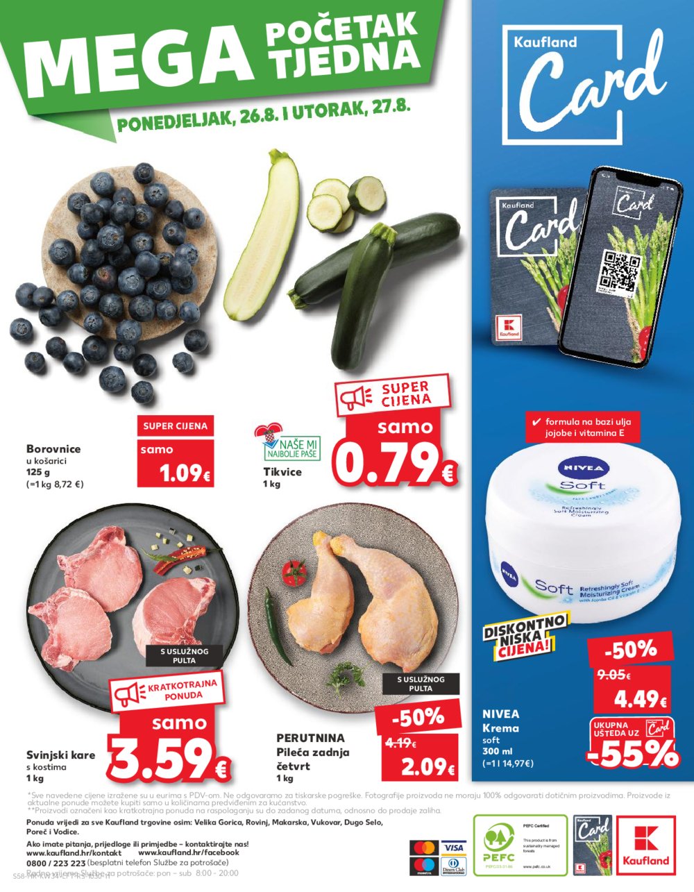 Kaufland katalog Akcija 21.08.-27.08.2024. Odabrane poslovnice
