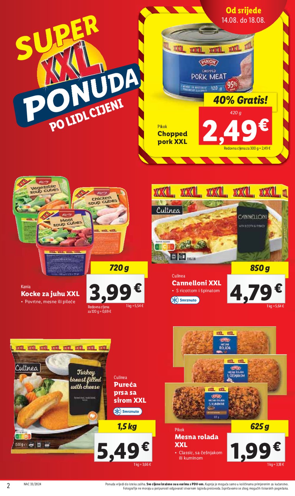 Lidl Super ponuda od Srijede 14.08.-18.08.2024.
