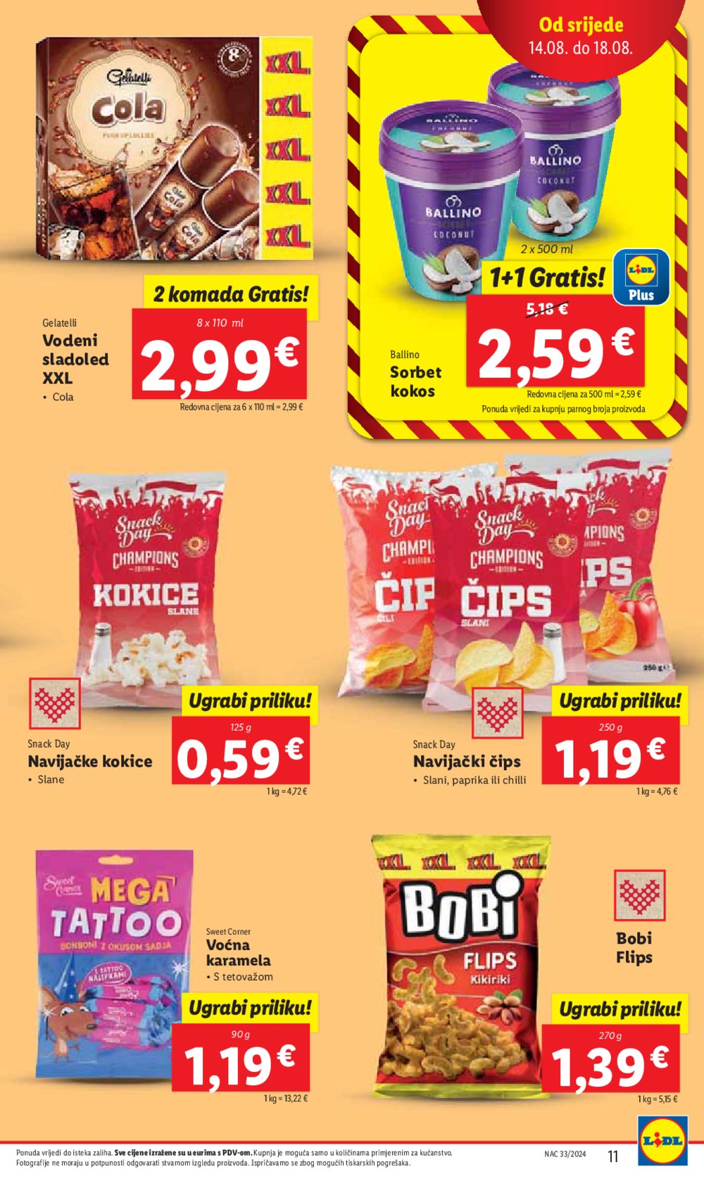 Lidl Super ponuda od Srijede 14.08.-18.08.2024.