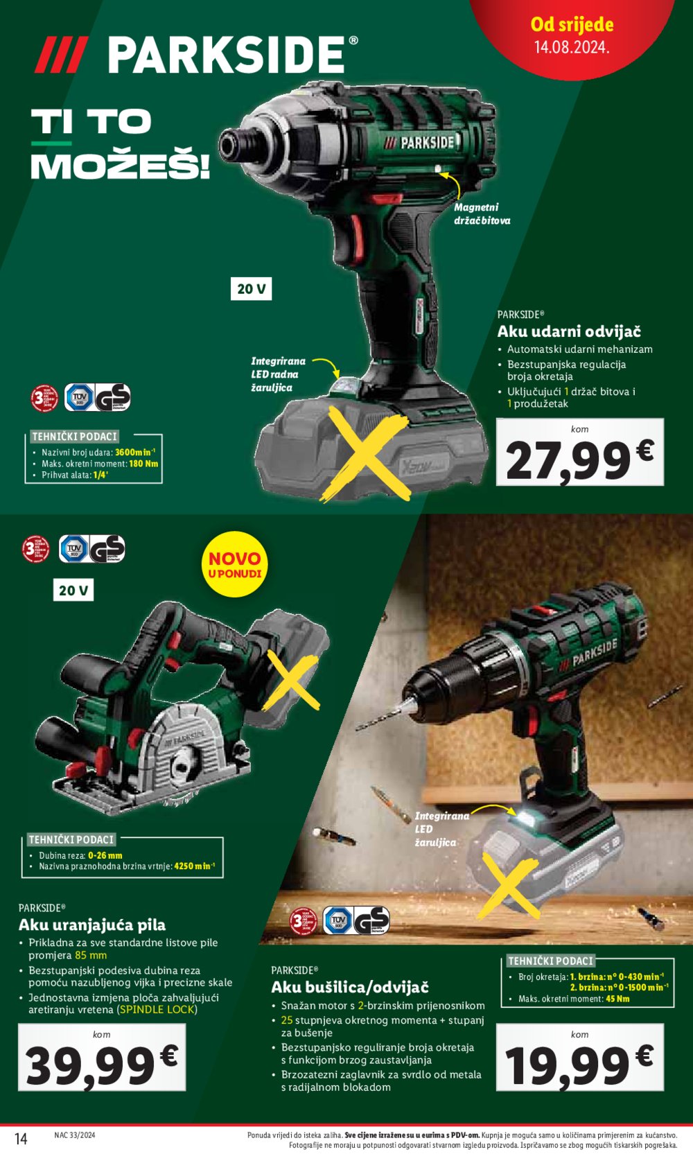 Lidl Super ponuda od Srijede 14.08.-18.08.2024.