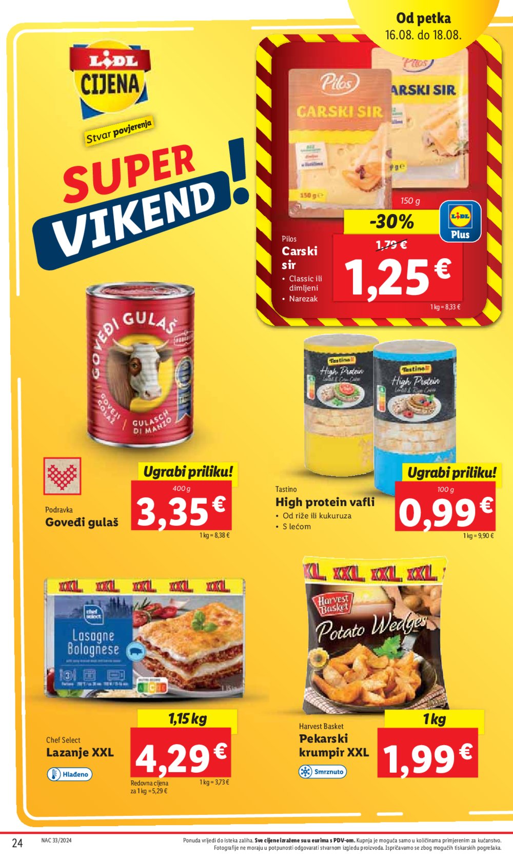 Lidl Super ponuda od Srijede 14.08.-18.08.2024.