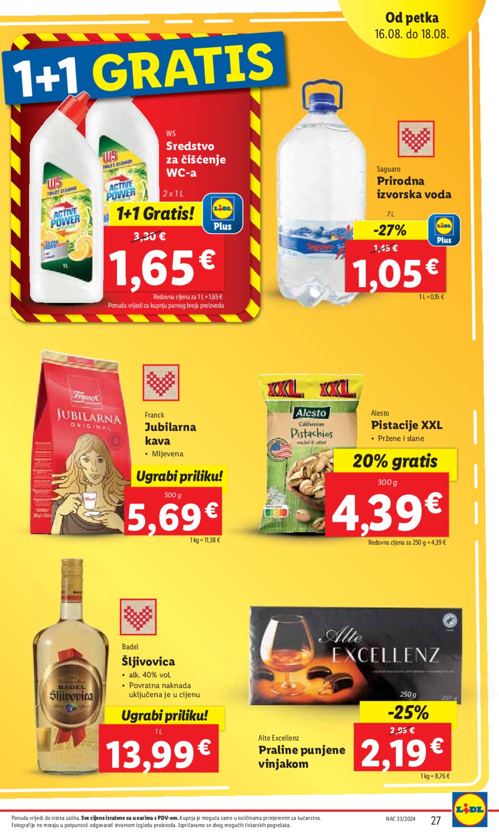 Lidl Super ponuda od Srijede 14.08.-18.08.2024.