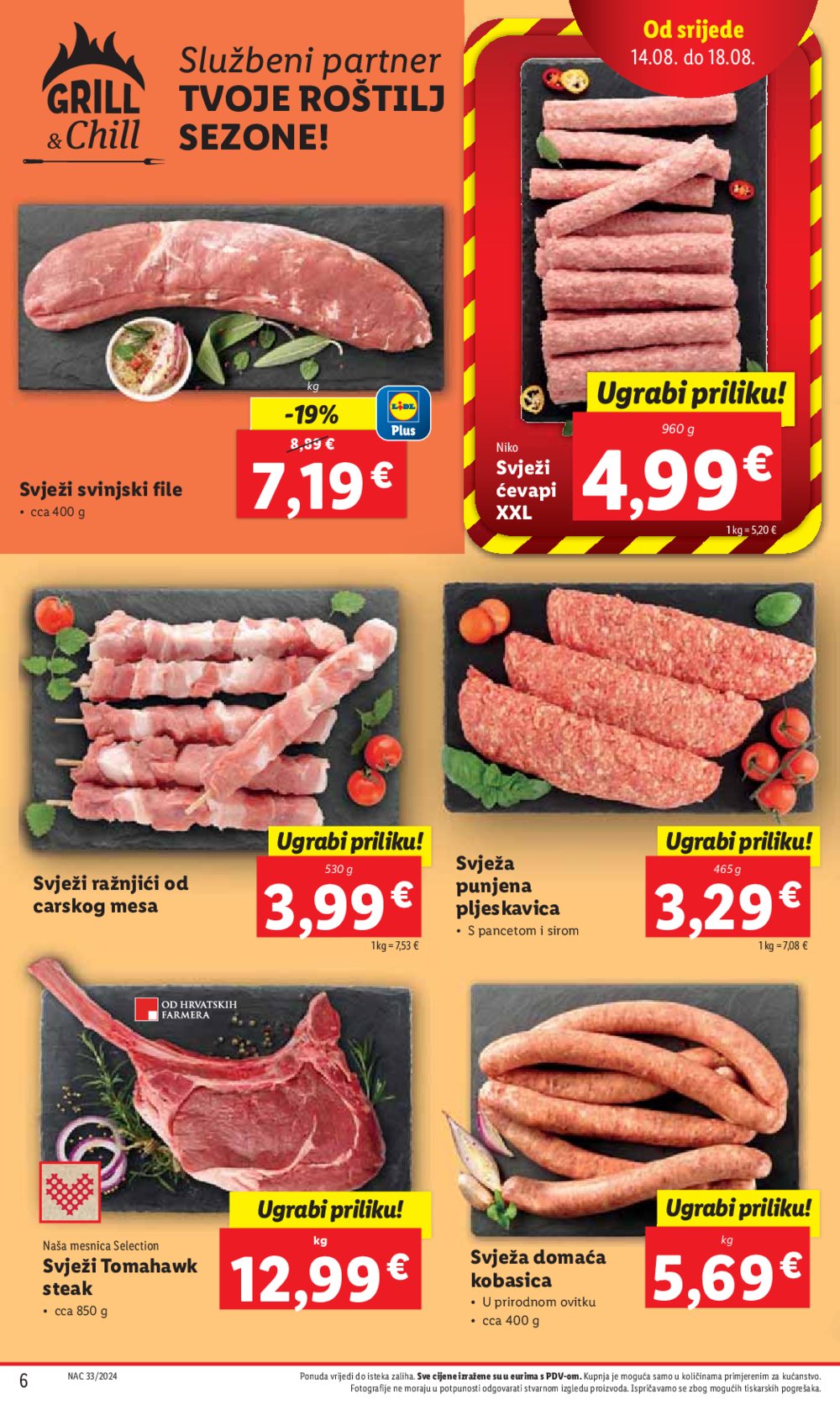 Lidl Super ponuda od Srijede 14.08.-18.08.2024.