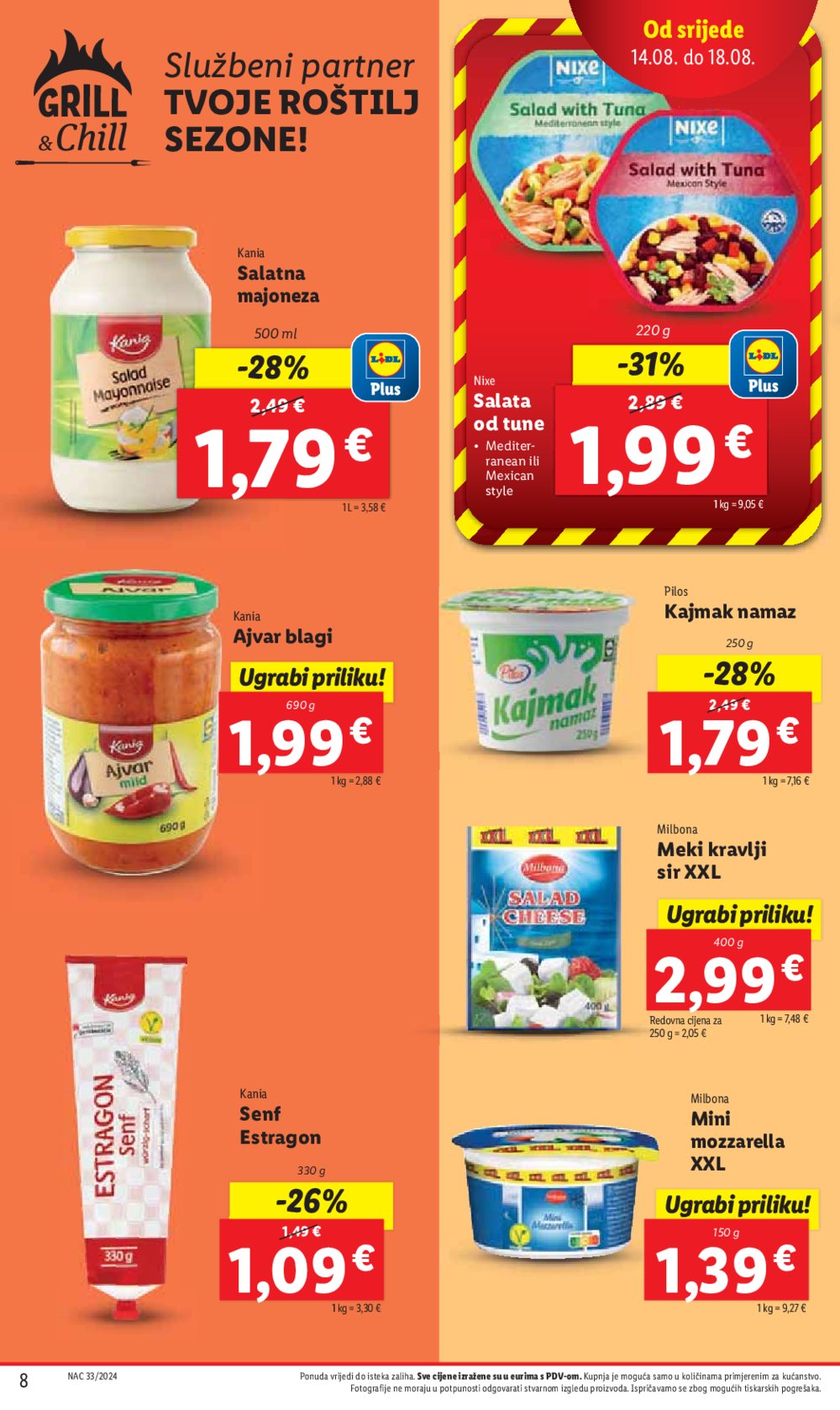 Lidl Super ponuda od Srijede 14.08.-18.08.2024.
