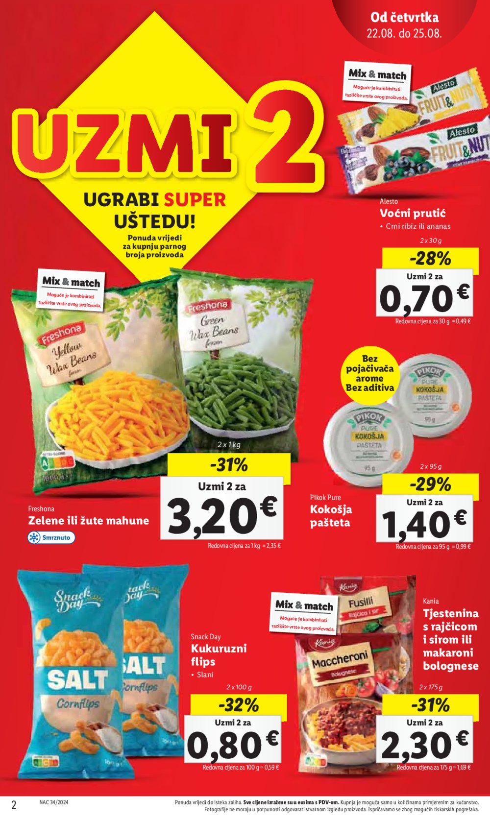 Lidl katalog Super ponuda od četvrtka 22.08. - 25.08.2024.
