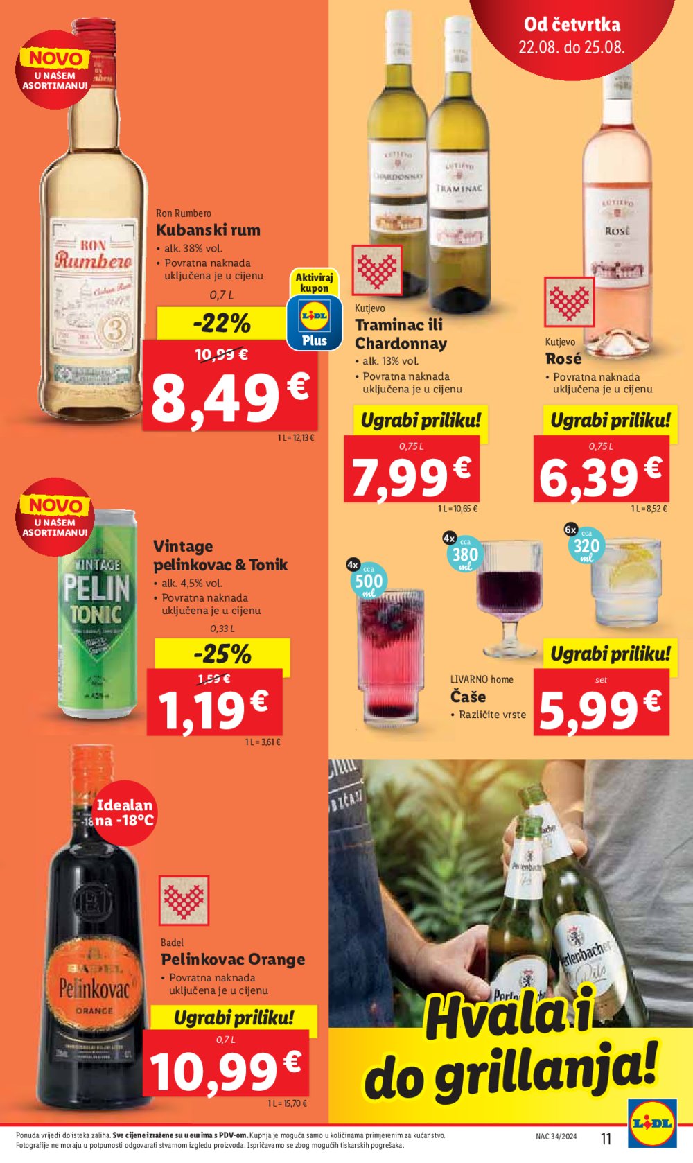 Lidl katalog Super ponuda od četvrtka 22.08. - 25.08.2024.