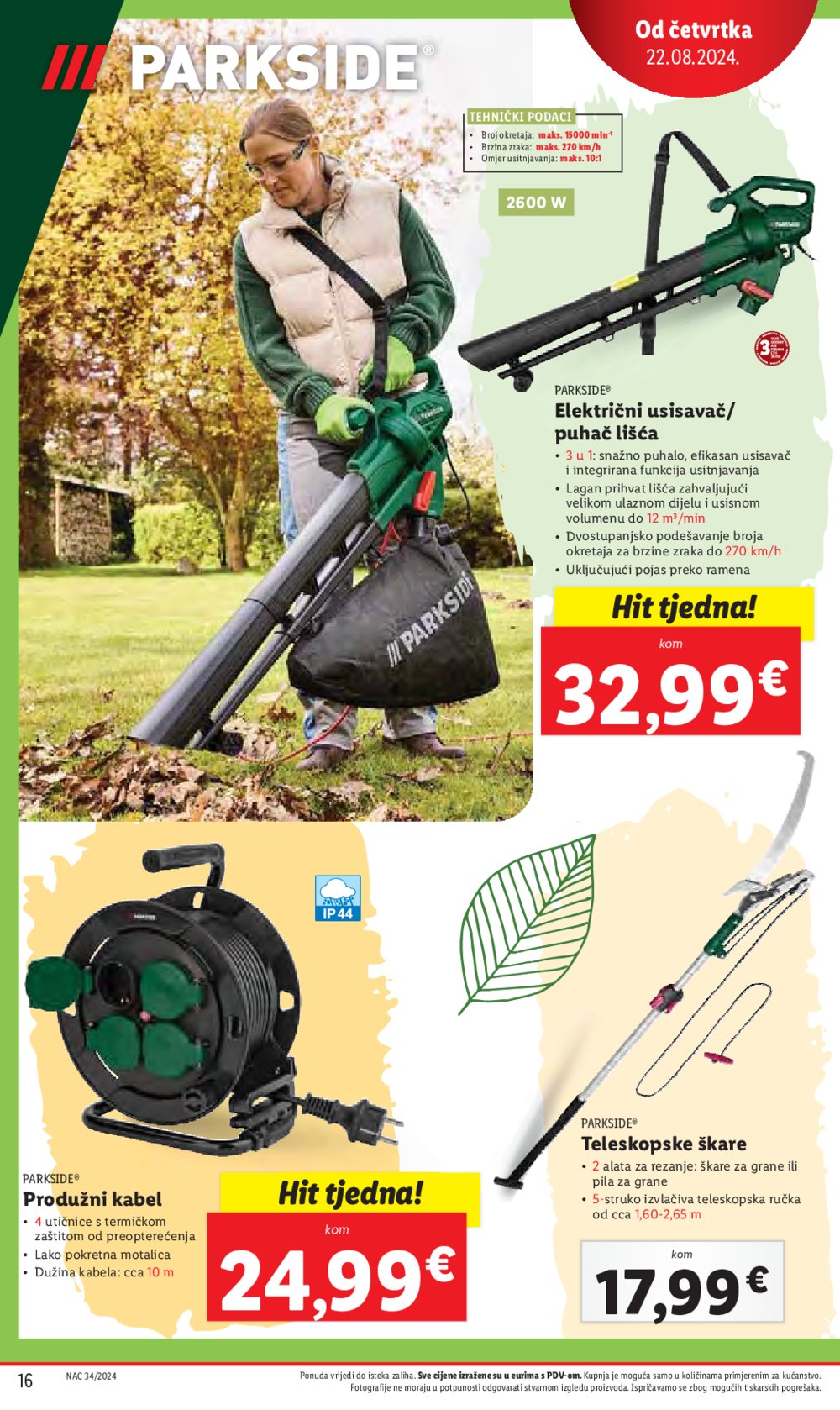 Lidl katalog Super ponuda od četvrtka 22.08. - 25.08.2024.