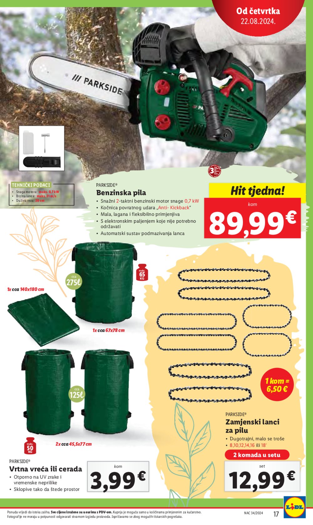 Lidl katalog Super ponuda od četvrtka 22.08. - 25.08.2024.