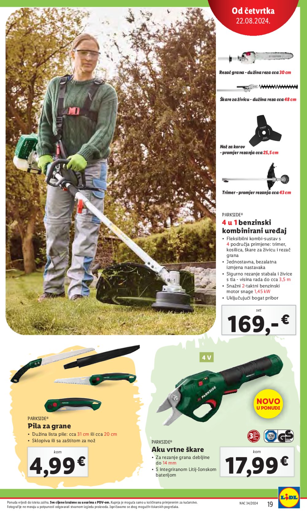 Lidl katalog Super ponuda od četvrtka 22.08. - 25.08.2024.