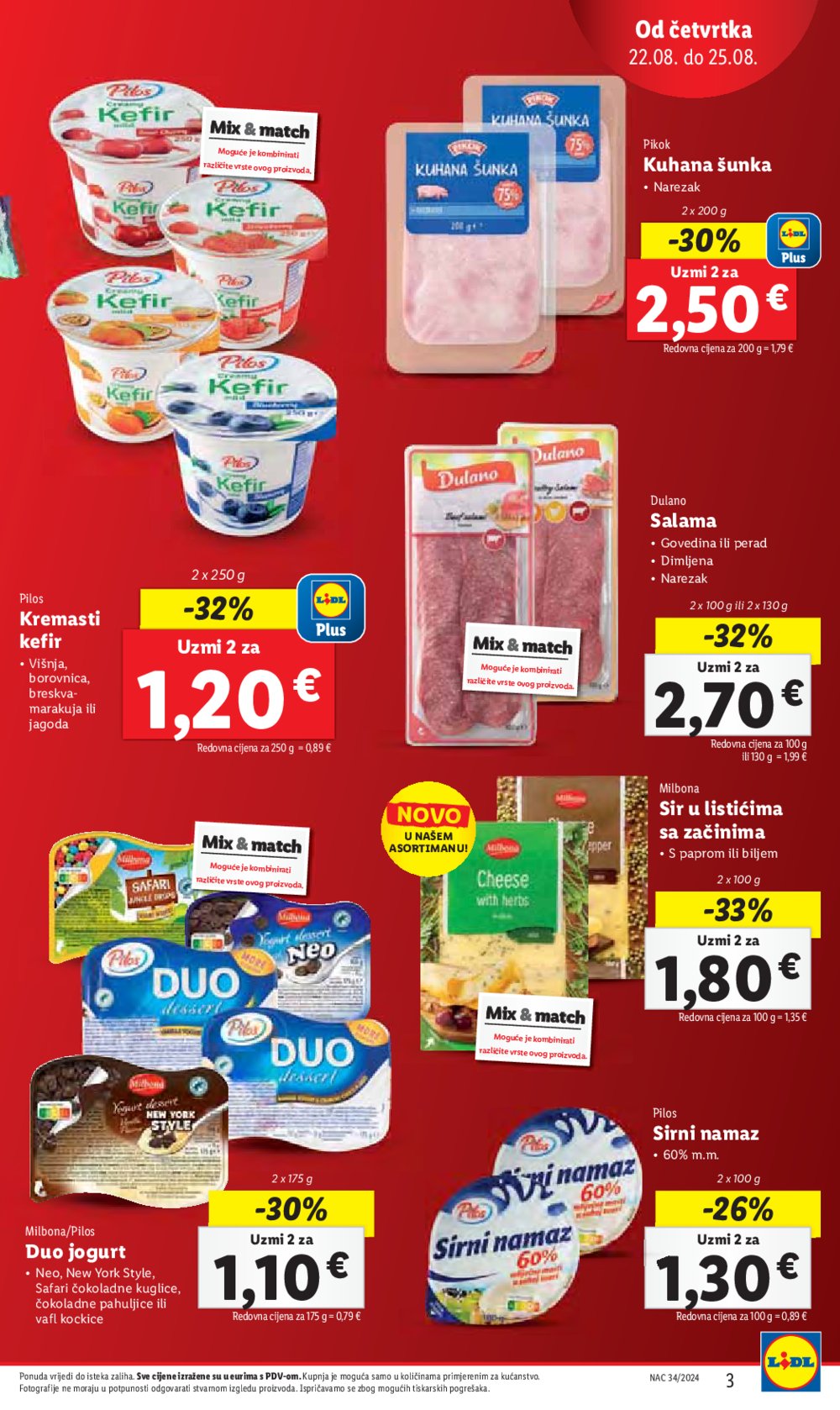 Lidl katalog Super ponuda od četvrtka 22.08. - 25.08.2024.