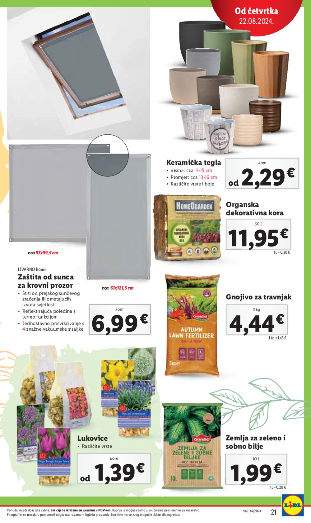 Lidl katalog Super ponuda od četvrtka 22.08. - 25.08.2024.