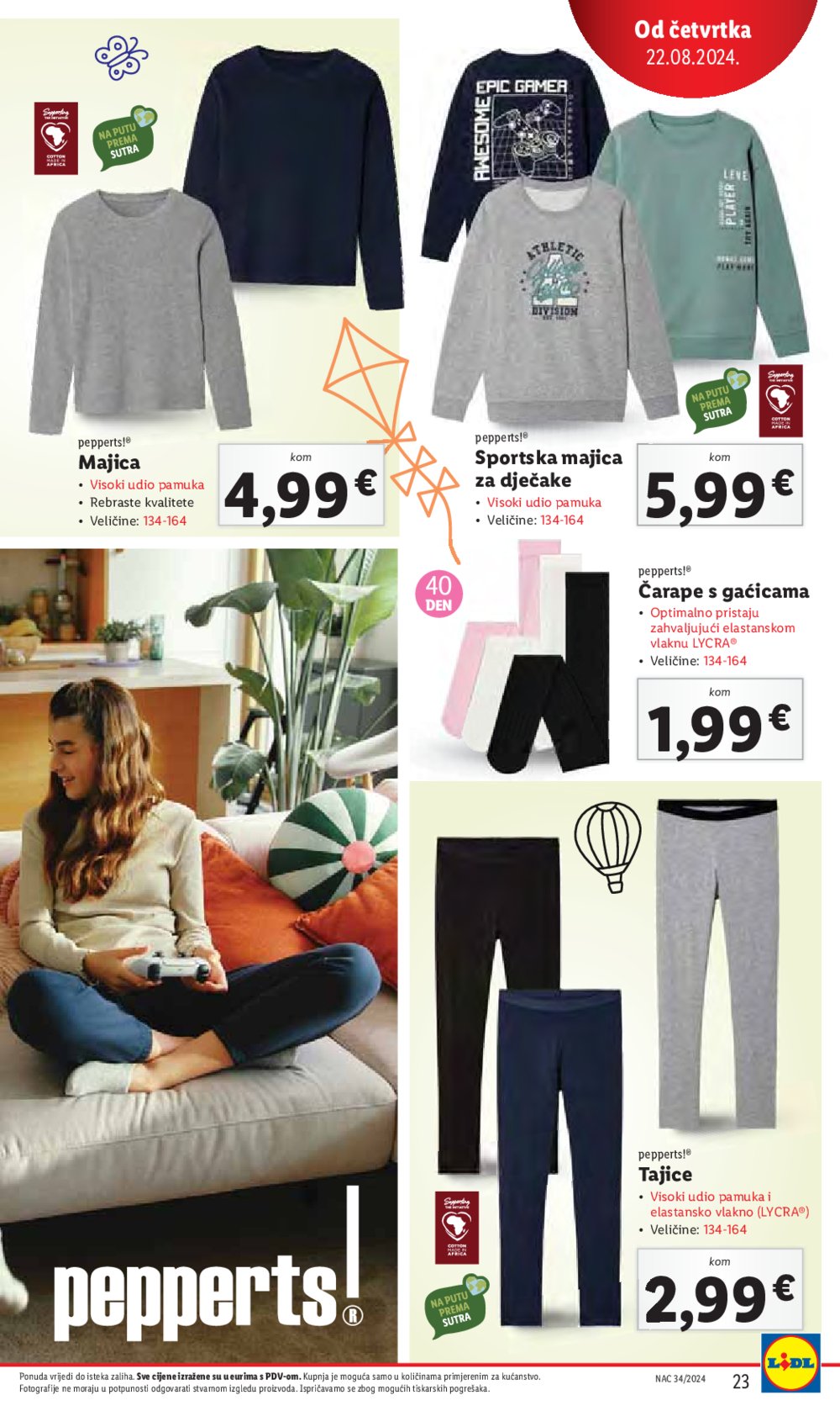 Lidl katalog Super ponuda od četvrtka 22.08. - 25.08.2024.
