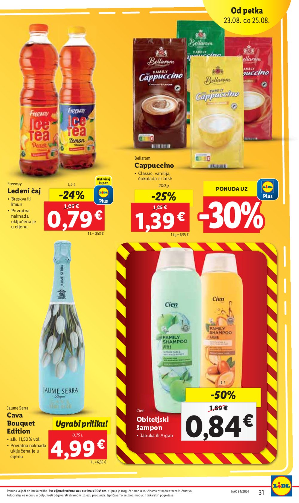 Lidl katalog Super ponuda od četvrtka 22.08. - 25.08.2024.
