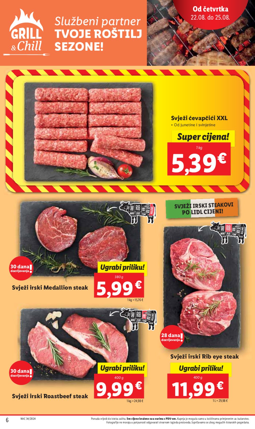 Lidl katalog Super ponuda od četvrtka 22.08. - 25.08.2024.