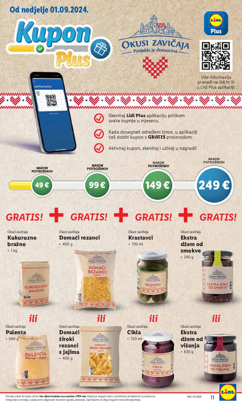 Lidl katalog Super ponuda od ponedjeljka 26.08. - 01.09.2024.