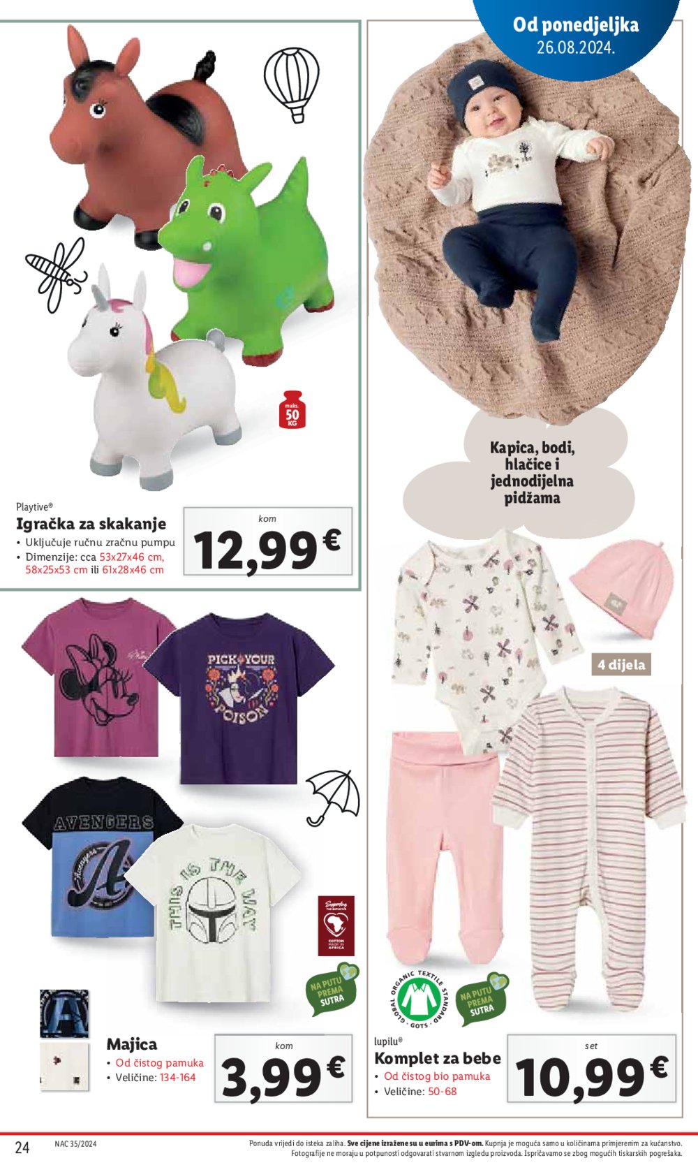 Lidl katalog Super ponuda od ponedjeljka 26.08. - 01.09.2024.