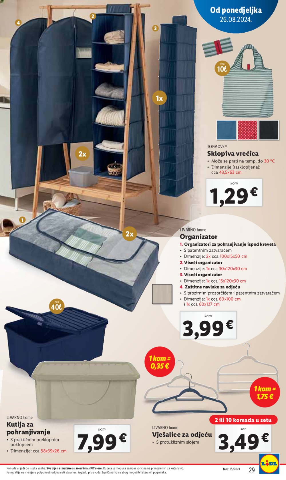 Lidl katalog Super ponuda od ponedjeljka 26.08. - 01.09.2024.