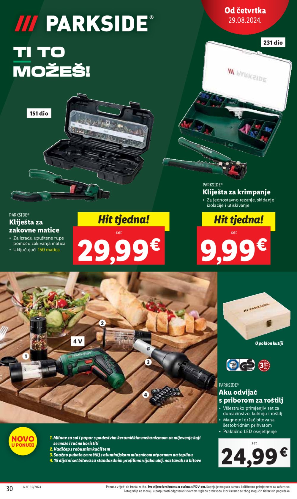 Lidl katalog Super ponuda od ponedjeljka 26.08. - 01.09.2024.