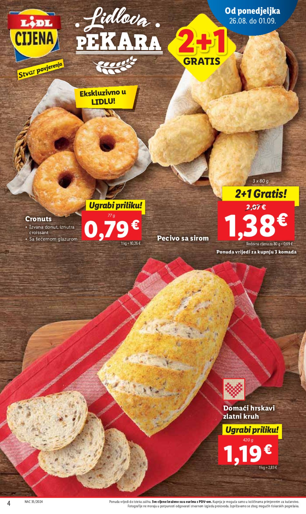 Lidl katalog Super ponuda od ponedjeljka 26.08. - 01.09.2024.