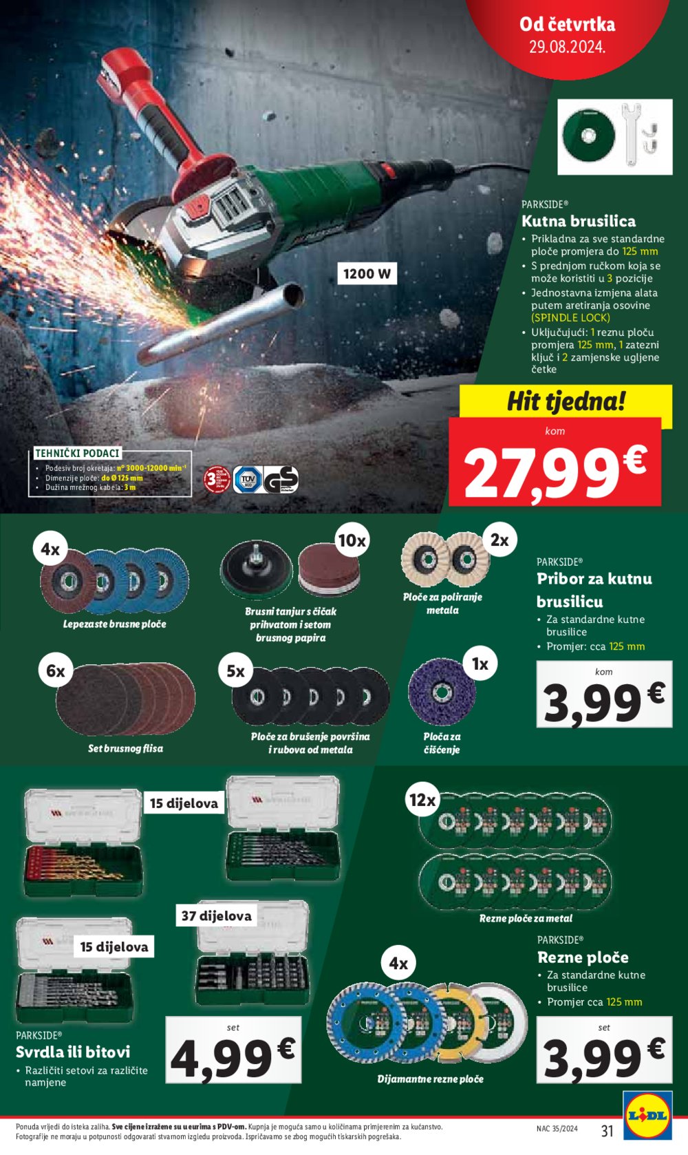 Lidl katalog Super ponuda od ponedjeljka 26.08. - 01.09.2024.