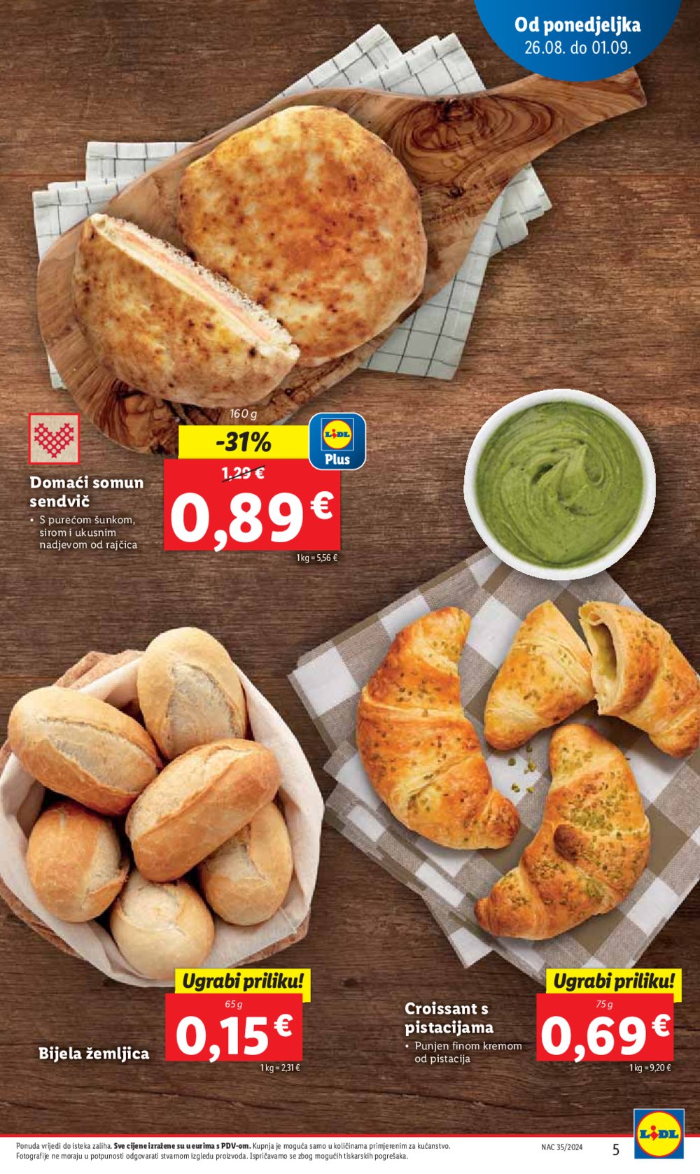 Lidl katalog Super ponuda od ponedjeljka 26.08. - 01.09.2024.