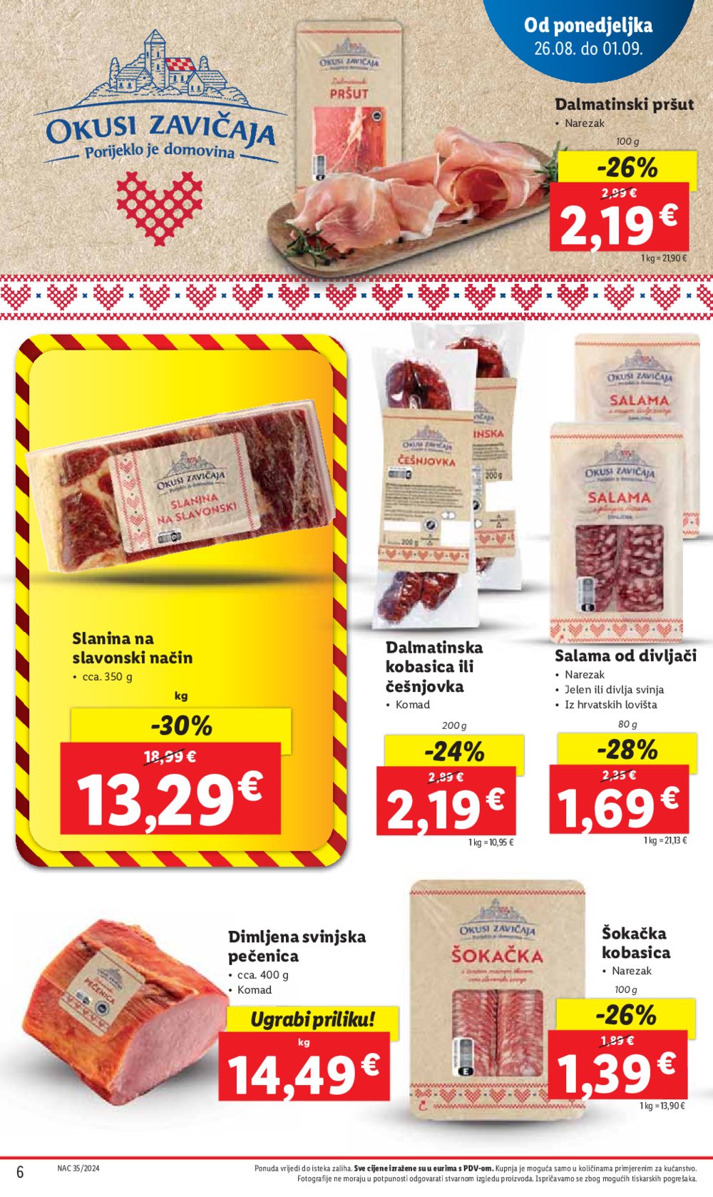 Lidl katalog Super ponuda od ponedjeljka 26.08. - 01.09.2024.