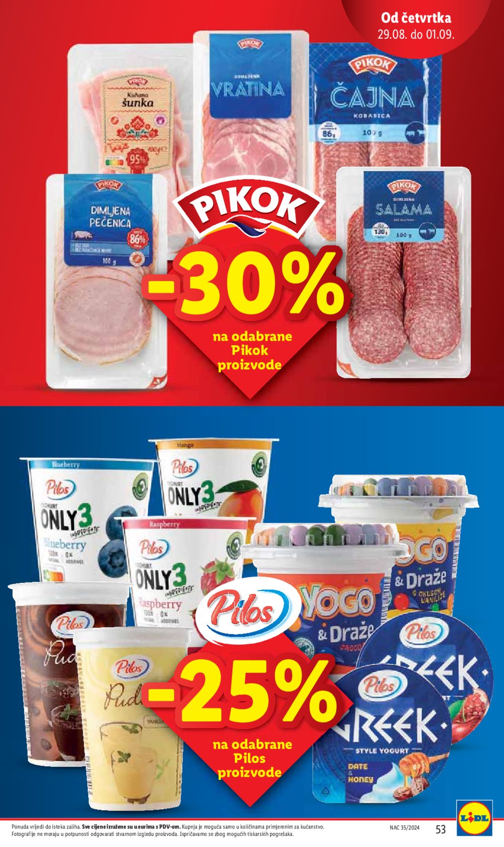 Lidl katalog Super ponuda od ponedjeljka 26.08. - 01.09.2024.