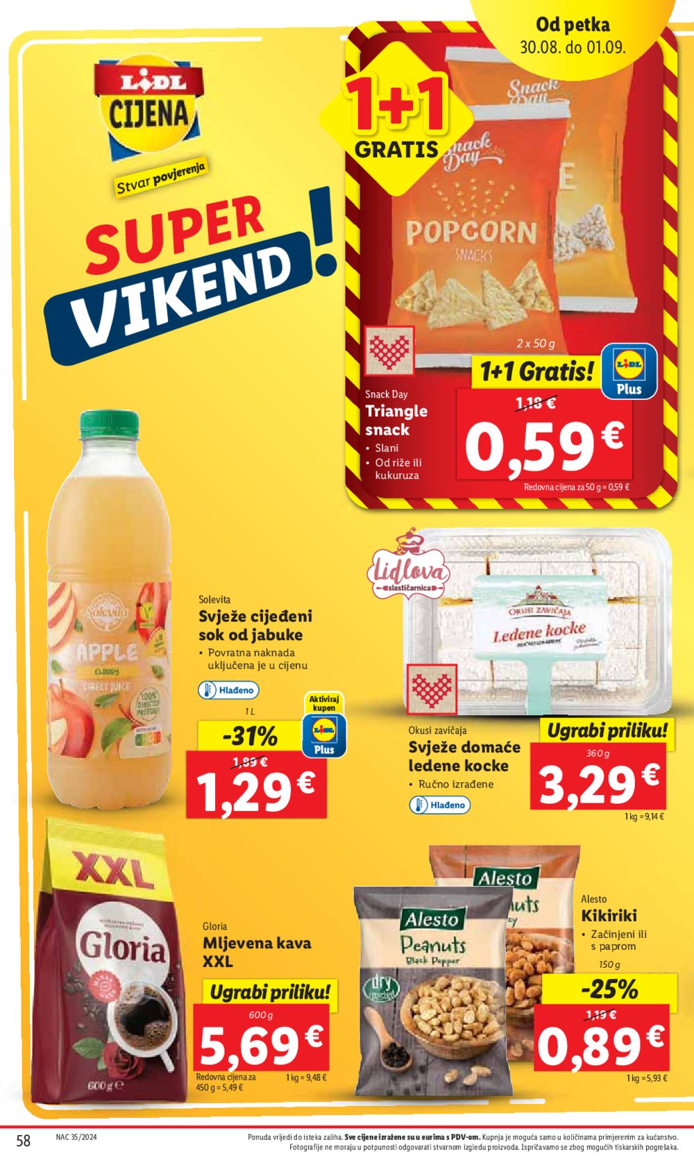 Lidl katalog Super ponuda od ponedjeljka 26.08. - 01.09.2024.