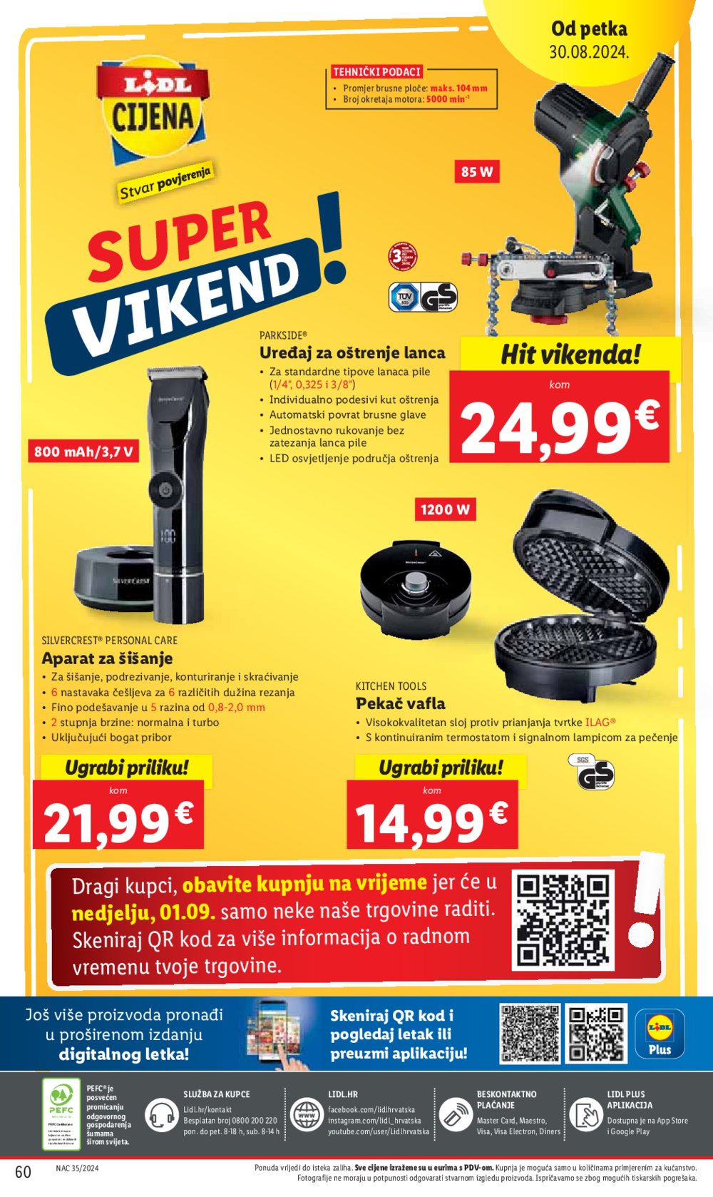 Lidl katalog Super ponuda od ponedjeljka 26.08. - 01.09.2024.