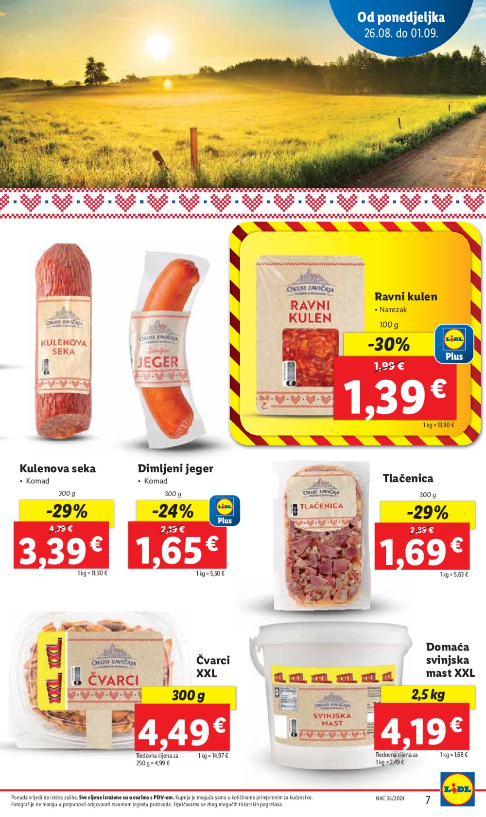 Lidl katalog Super ponuda od ponedjeljka 26.08. - 01.09.2024.