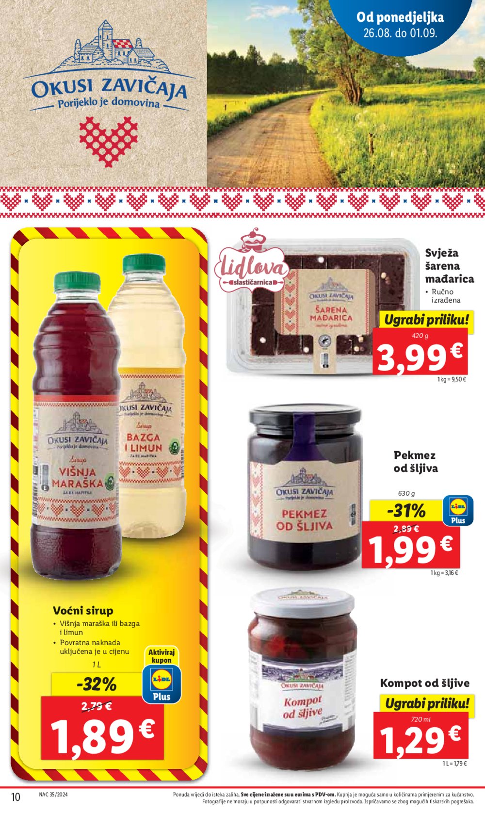 Lidl katalog Super ponuda od ponedjeljka 26.08. - 01.09.2024.