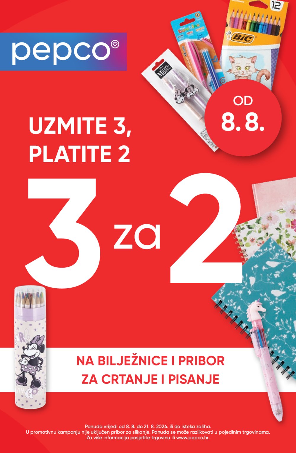 Pepco katalog povratak u školu 22.8.2024-04.09.2024