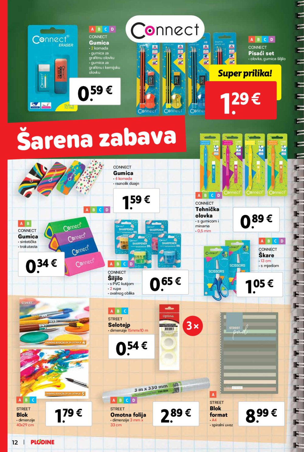 Plodine katalog Sve za školu 07.08.-17.09.2024.