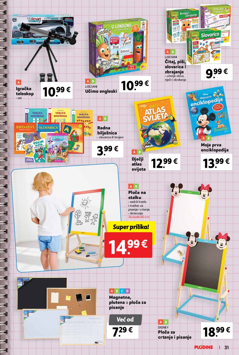 Plodine katalog Sve za školu 07.08.-17.09.2024.