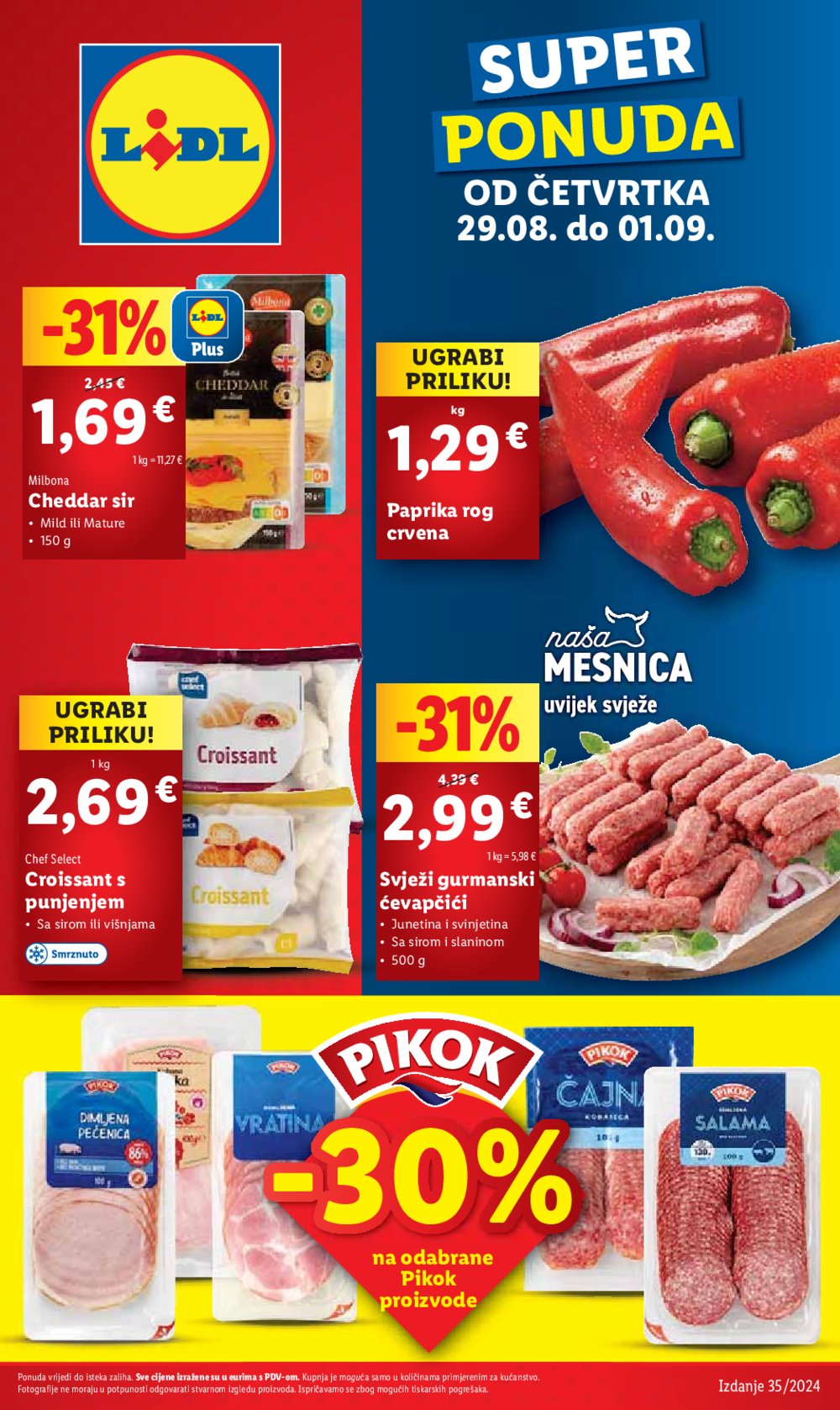 Lidl katalog Super ponuda od četvrtka 29.08.-01.09.2024.