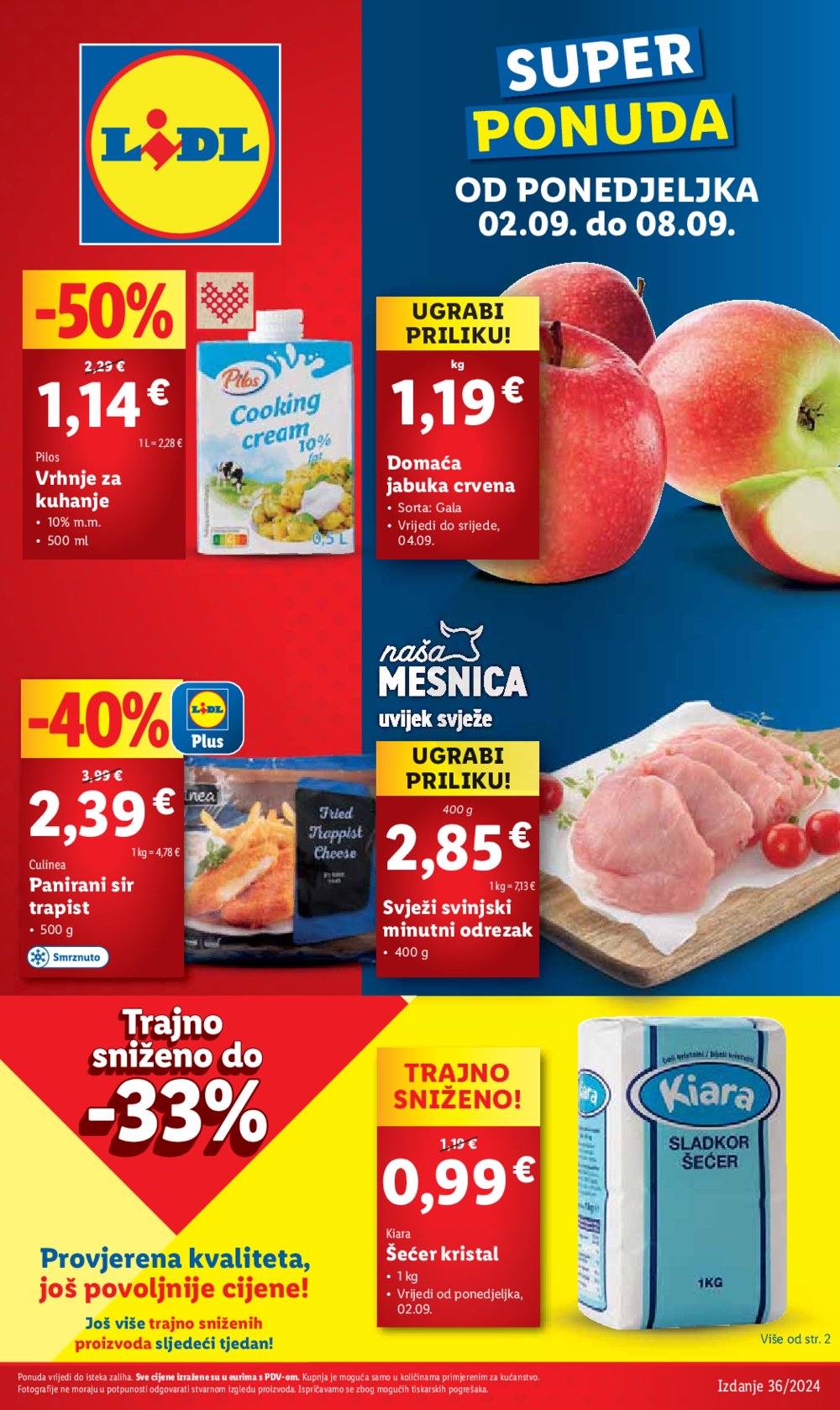 Lidl katalog Super ponuda od ponedjeljka 2.09.