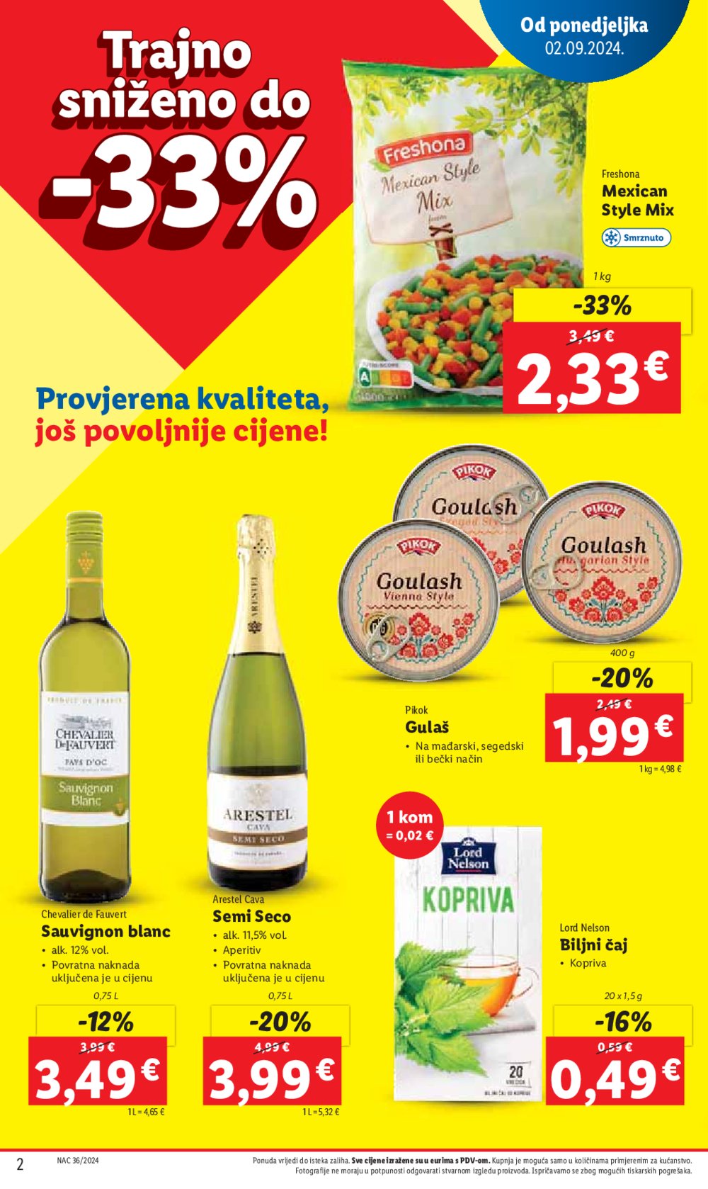 Lidl katalog Super ponuda od ponedjeljka 2.09.