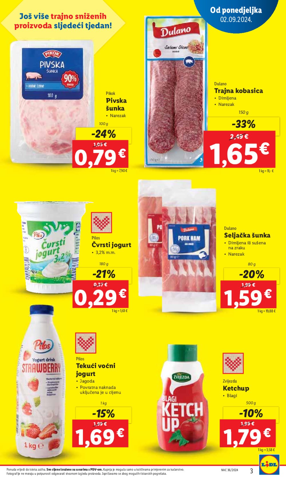 Lidl katalog Super ponuda od ponedjeljka 2.09.