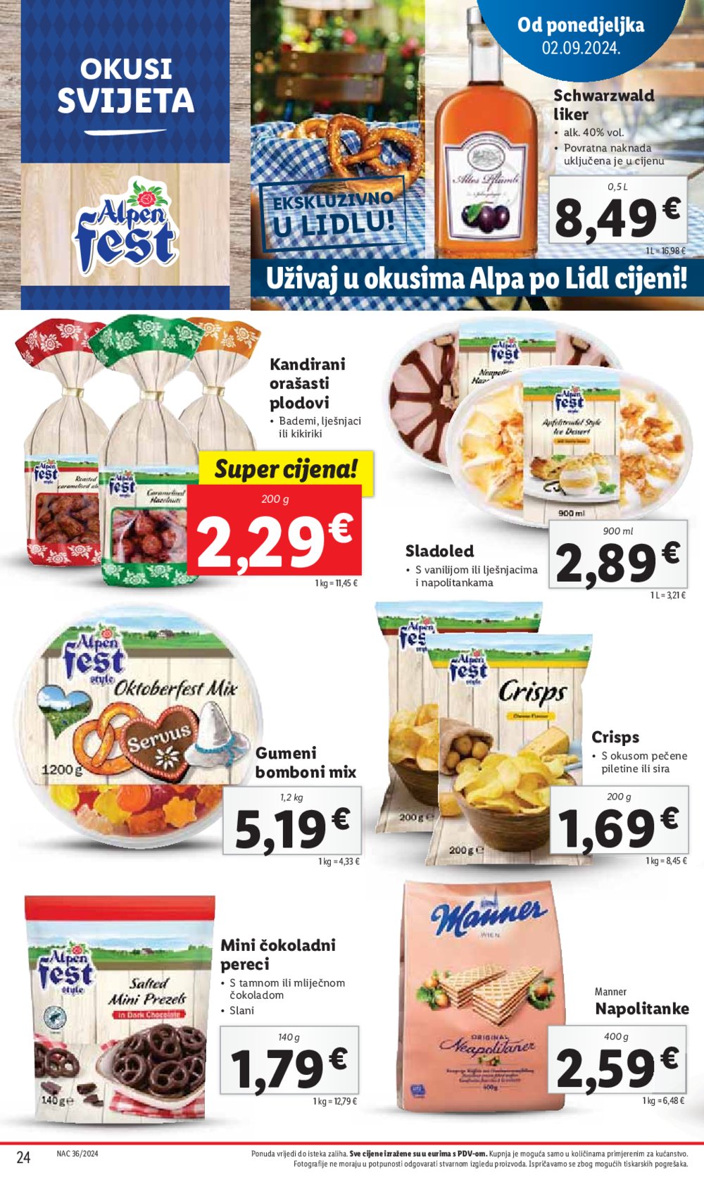 Lidl katalog Super ponuda od ponedjeljka 2.09.