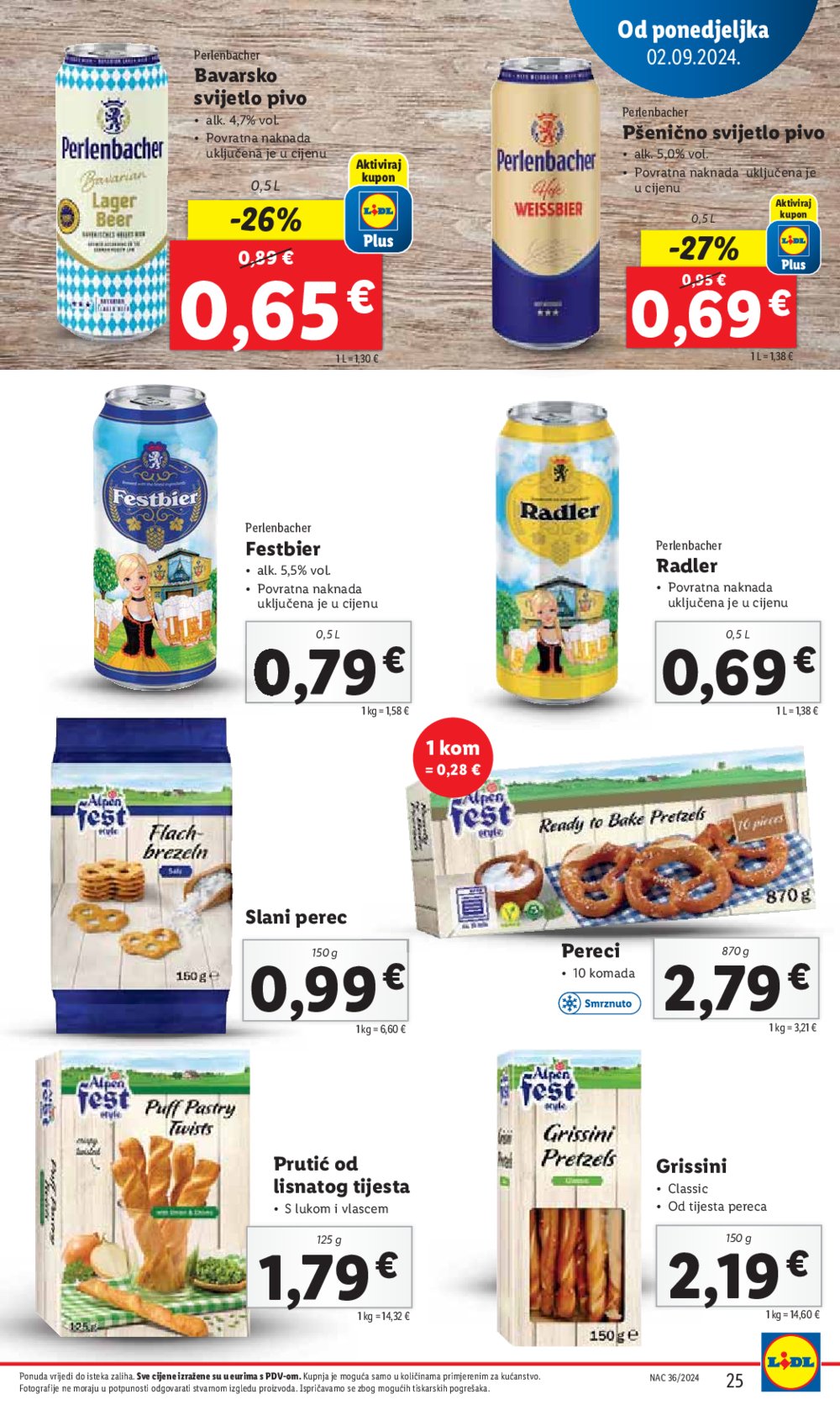 Lidl katalog Super ponuda od ponedjeljka 2.09.