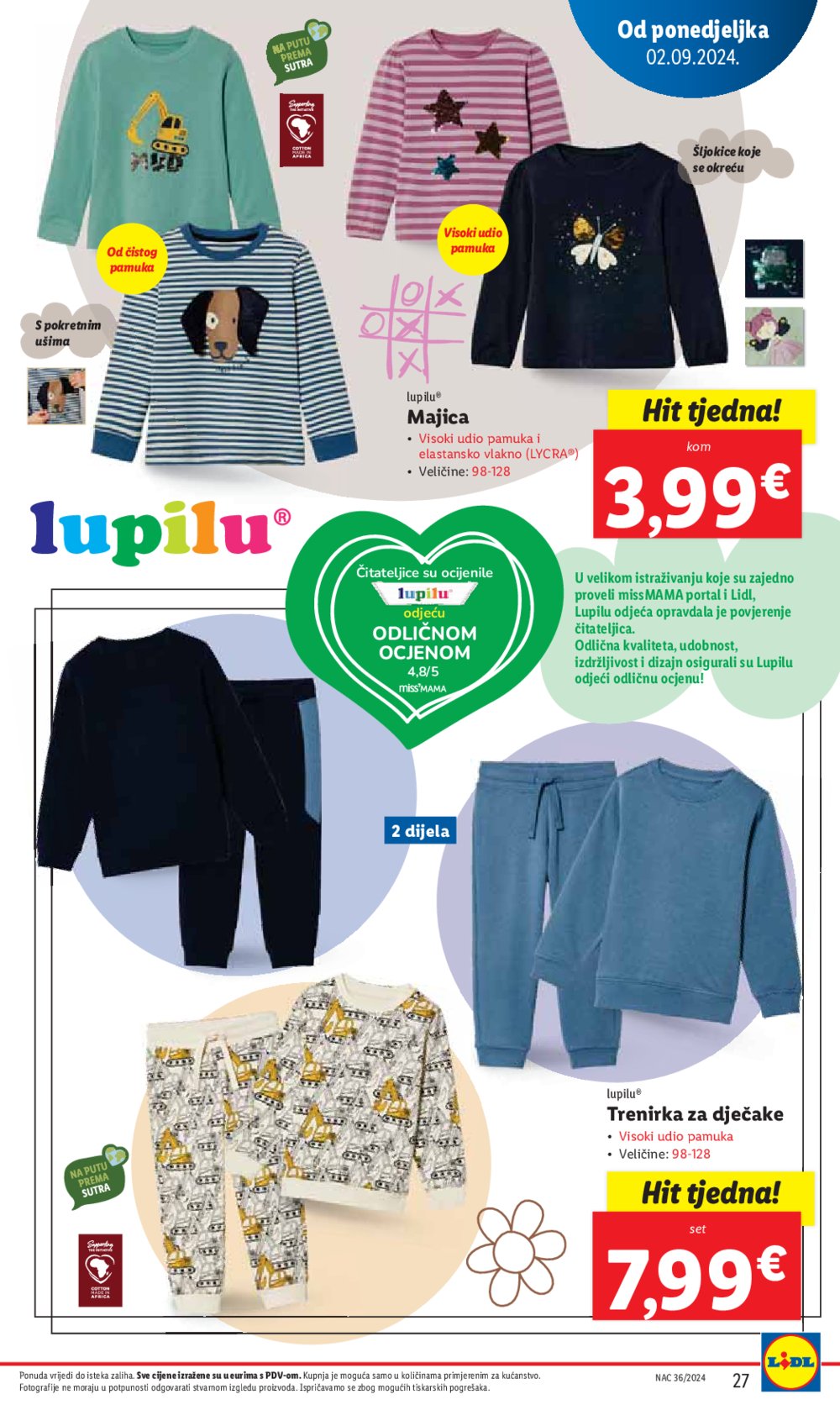 Lidl katalog Super ponuda od ponedjeljka 2.09.