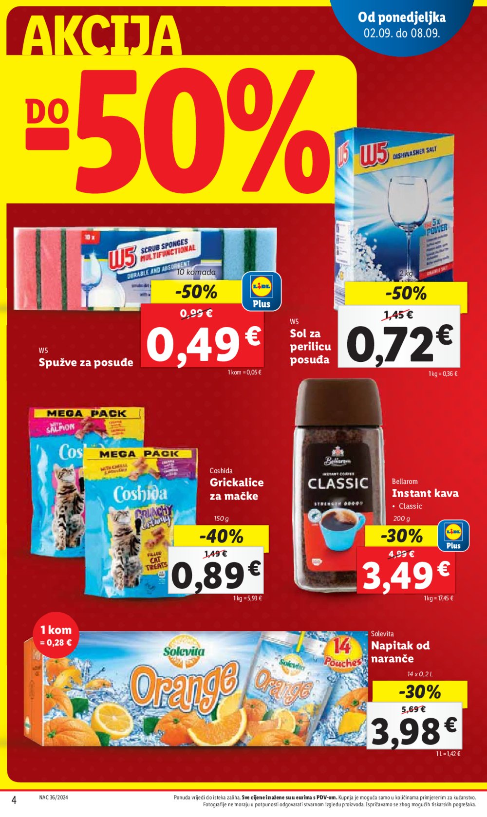 Lidl katalog Super ponuda od ponedjeljka 2.09.