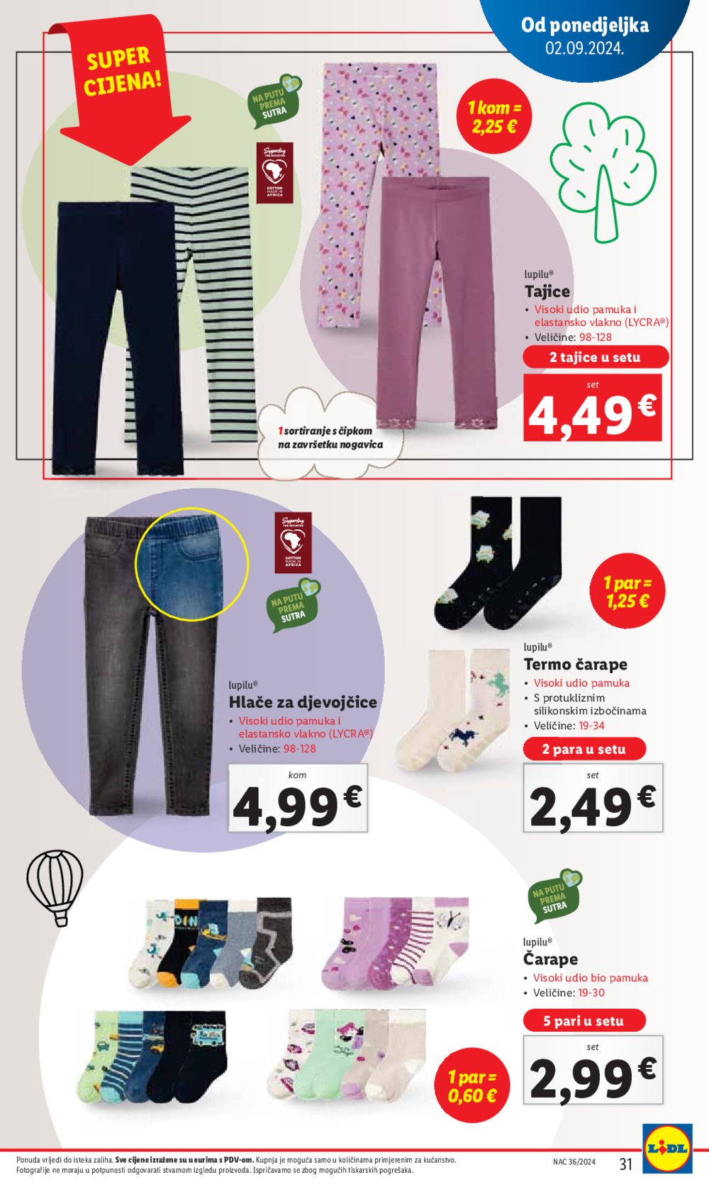 Lidl katalog Super ponuda od ponedjeljka 2.09.