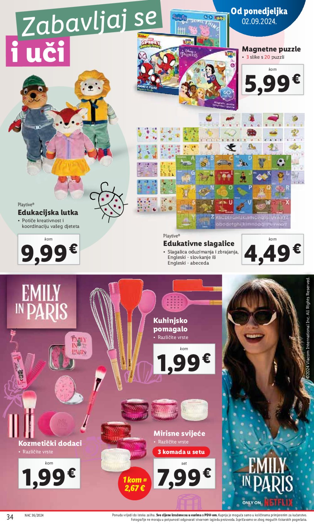 Lidl katalog Super ponuda od ponedjeljka 2.09.