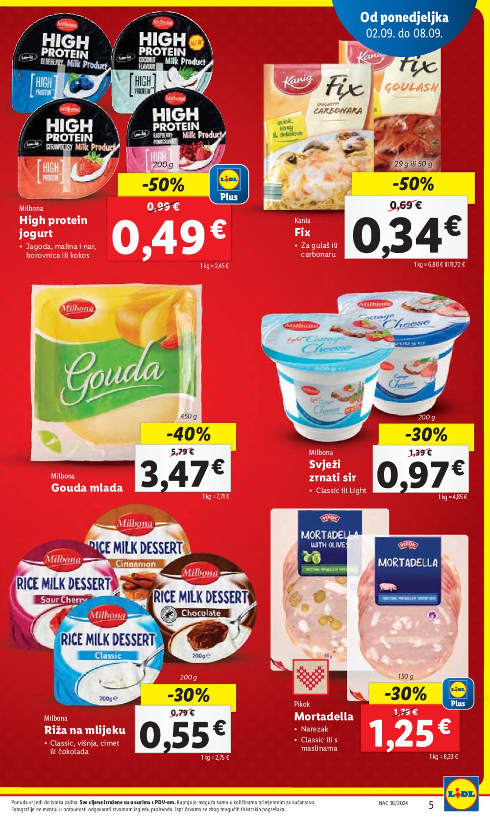 Lidl katalog Super ponuda od ponedjeljka 2.09.