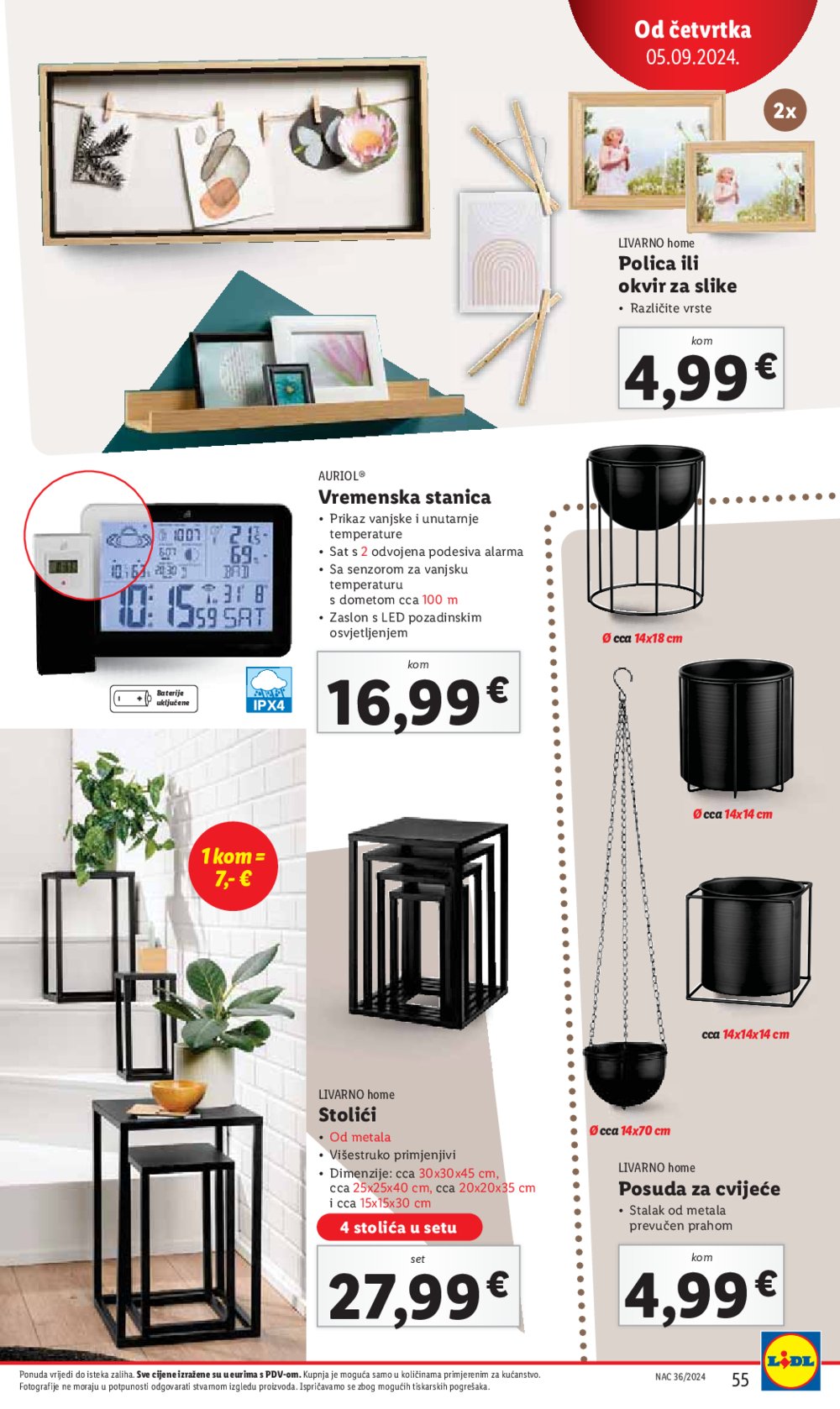 Lidl katalog Super ponuda od ponedjeljka 2.09.