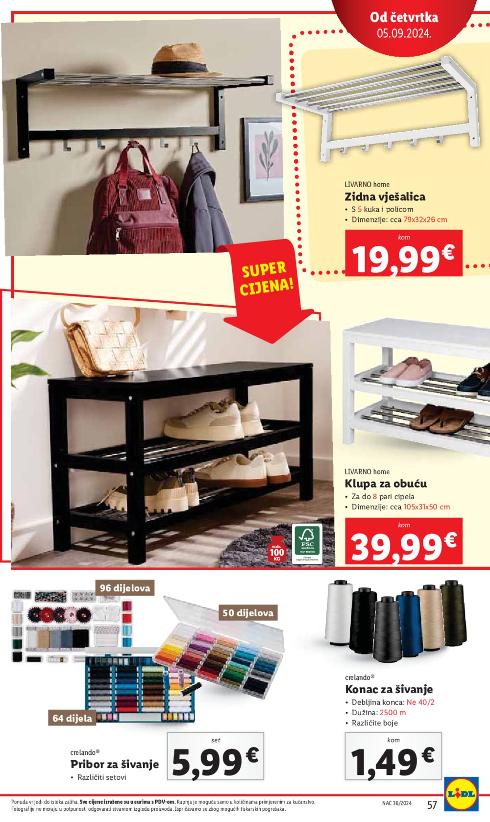 Lidl katalog Super ponuda od ponedjeljka 2.09.