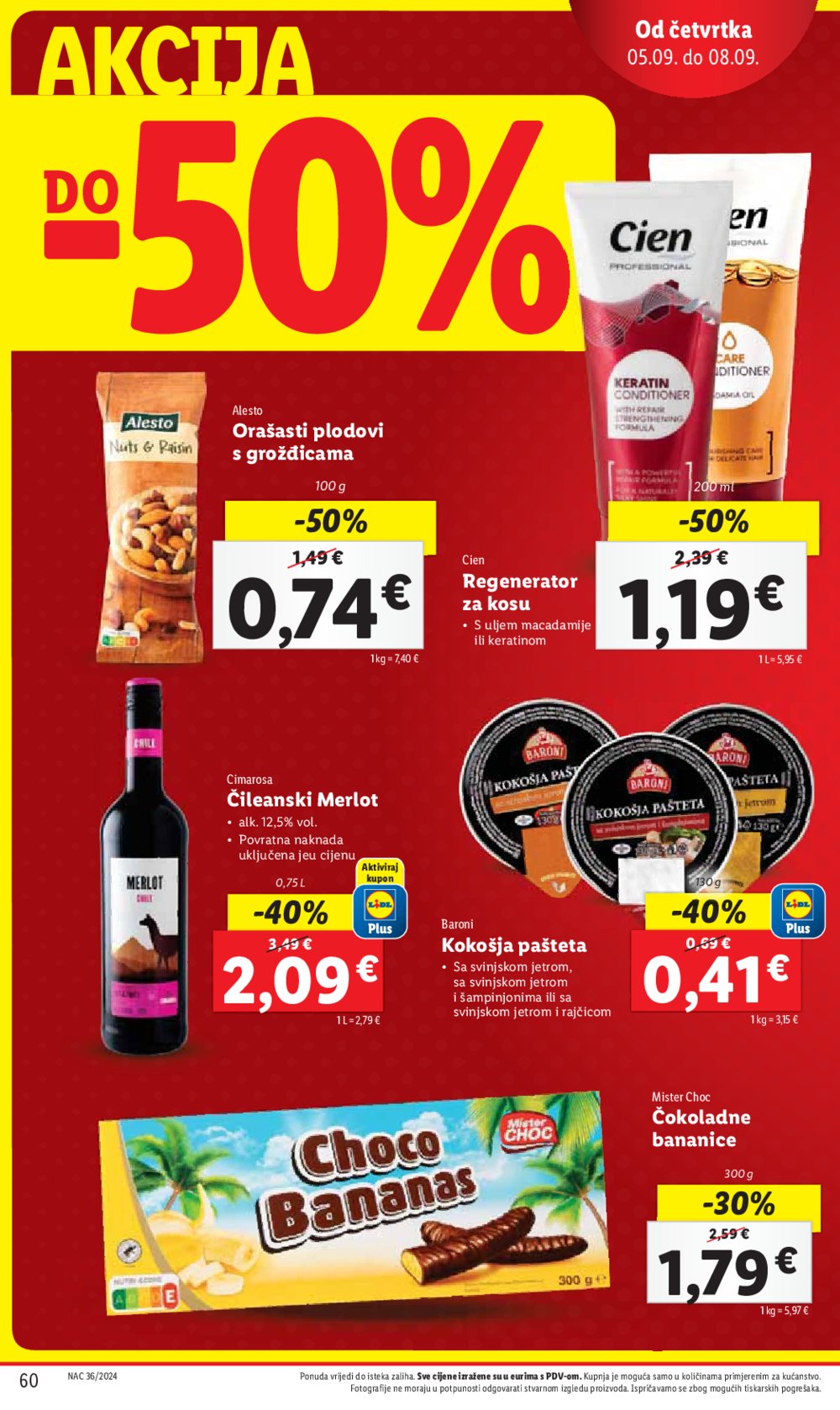 Lidl katalog Super ponuda od ponedjeljka 2.09.